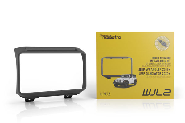  KIT-WJL2 / Radio Replacement dash kit for the 2018+ Jeep Wrangler and 2020+ Gladiator